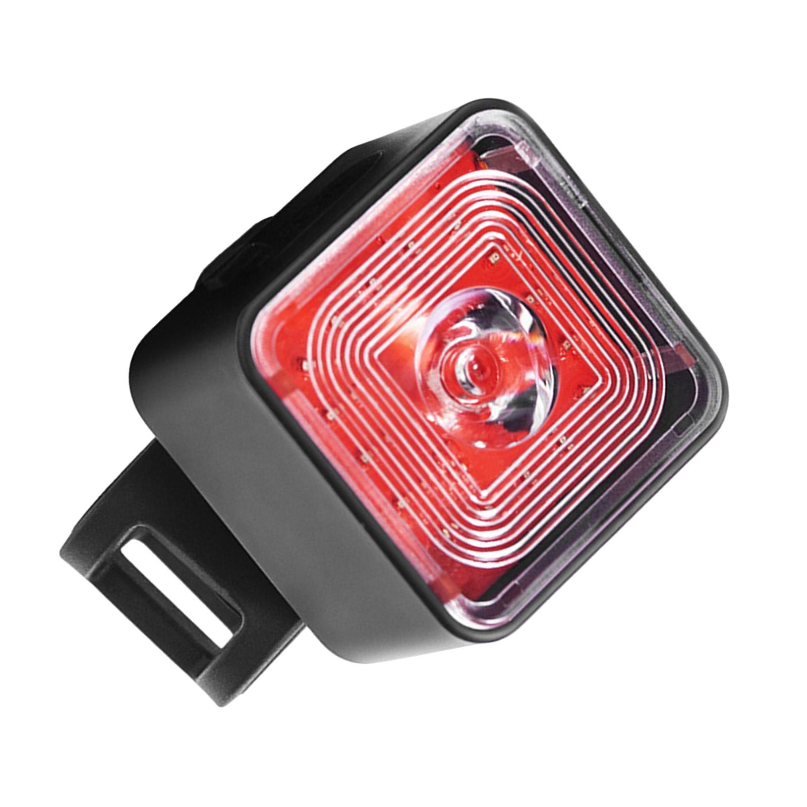 

Head Tail Light Rechargeable Bicycle Back Light for Night Riding Easy Installation Bicycle Light Bike Front/Rear Light B
