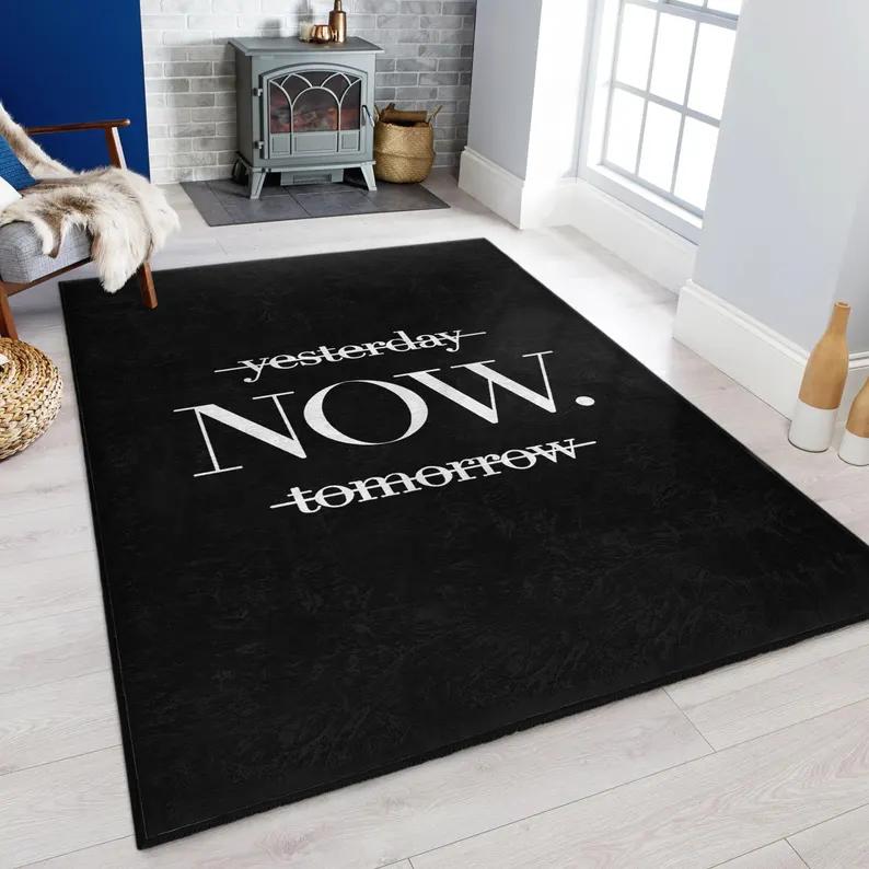 Motivational Quote Carpet Mat Rug Home Decoration Floor Rugs for Living Room Bedroom Office Home Bedroom Living Room Decoration