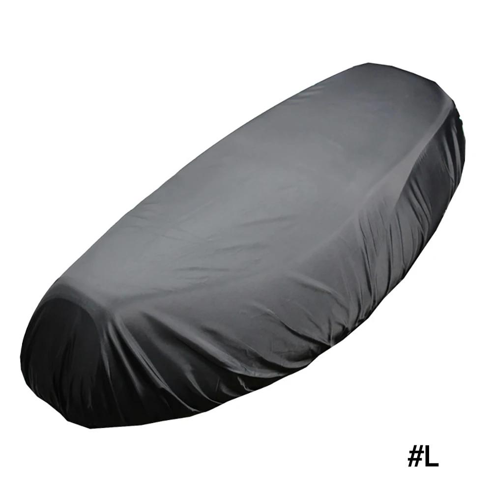 Motorcycle Rain Seat Cover Universal Flexible Waterproof Saddle Cover Black 210D Dust UV Sun Sown Protect Motorcycle Accessories