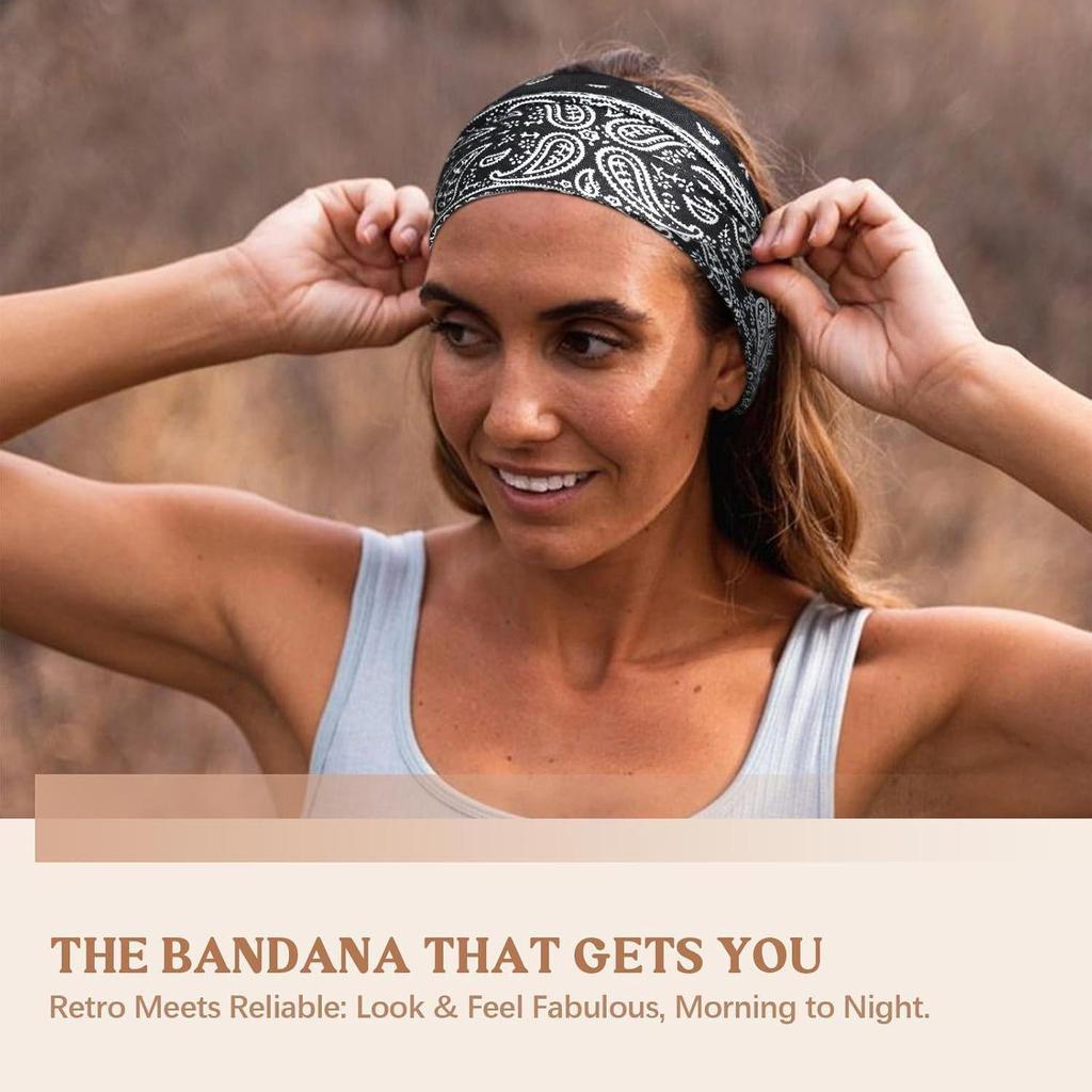 Women's Wide Yoga & Sports Elastic Headband: Bohemian Style Hair Accessory