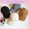 Trendy Unisex Corduroy Baseball Cap With Wide Brim In Classic Colors For Fall And Winter Fashion
