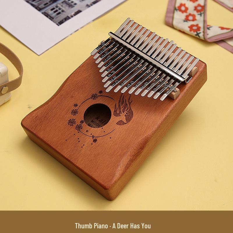 Kalimba Duimpiano: 17-Toons & 21-Toons Muziekinstrument voor Beginners voor Kinderen