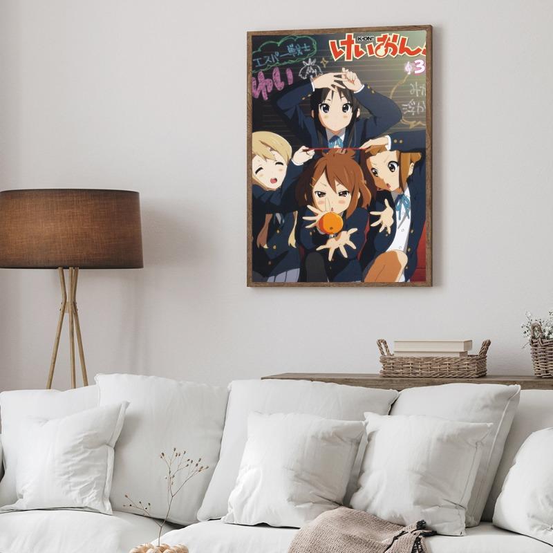 K-On! Classic Anime Poster Waterproof Paper Sticker Coffee House Bar Room Wall Decor