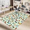 1PC Dogs Pattern Extra Large Non Slip Floor carpet, Office, family, bedroom Large Area Rug Indoor Rugs, Vibrant Colors