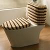 Stretch Fabric Toilet Seat Cover Set Smart High Tank Models All-Season Universal Fit Hotel Home Use