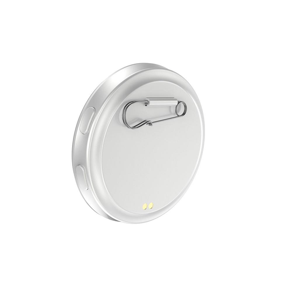 Smart Bluetooth Electronic Display Badge App Control 7 Color LED Digital Dynamic Badge Changing Images Two-Dimensional LED Badge белый