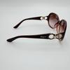 Salvatore Ferragamo 125 607 sunglasses plastic Red Women SF601S Used