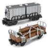 Train Scene Accessories Track Pulley Train Series Flat Base Car Assembly Toys