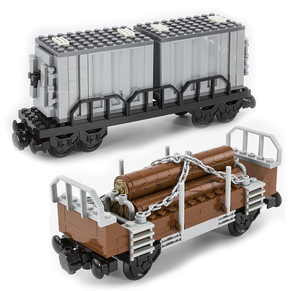 Train Scene Accessories Track Pulley Train Series Flat Base Car Assembly Toys