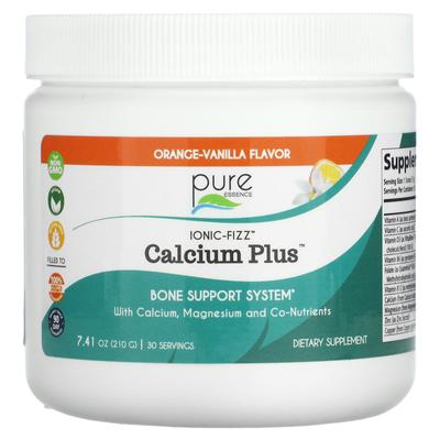 Ionic Fizz Calcium Plus, Orange-Vanilla Flavor, 210G(7.41Oz)