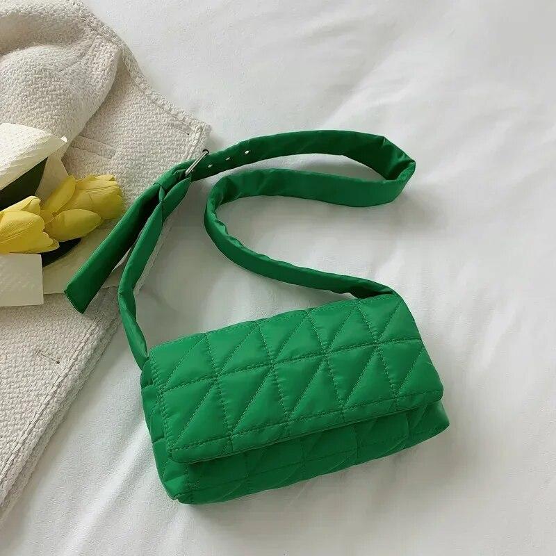 Новые модные хлопковые женские сумки на плечо Space Pad — фото 9