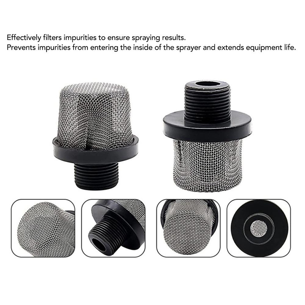 2 Pcs Multifunctional Inlet Filter Efficient Suction Strainer Durable Strainer Filter Industrial