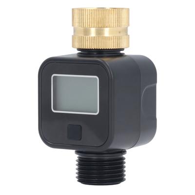 Wasserdurchflussmesser, 34-Zoll-Gewinde, automatischer digitaler Wasserdurchflussmesser für die Gartenbewässerung