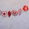 Leaves Flower Banner Bunting Garland For Festivity Home Party Ornaments