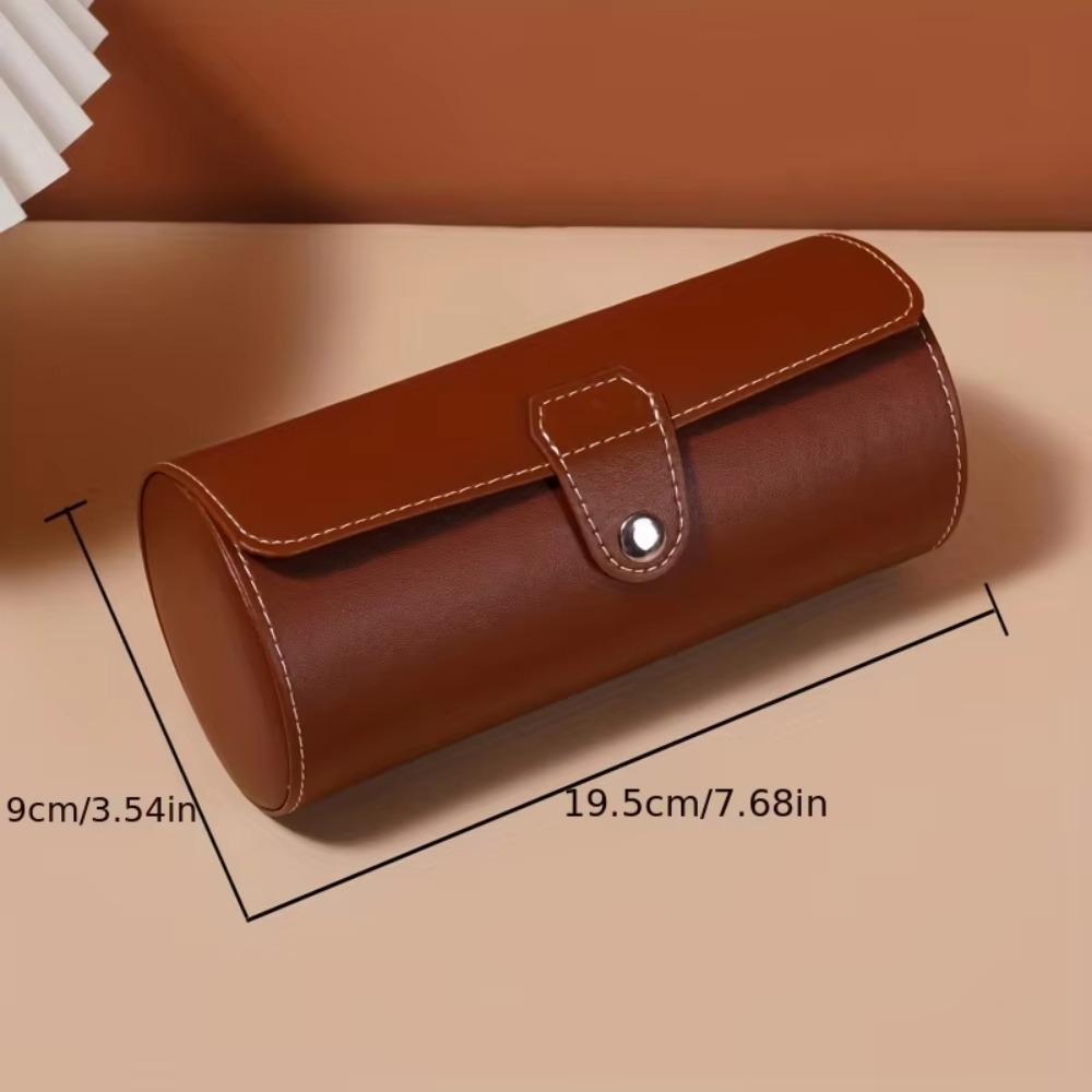 PU Leather Watch Storage Box Portable Watch Roll Travel Case Watch Display Case  Watches Organizer