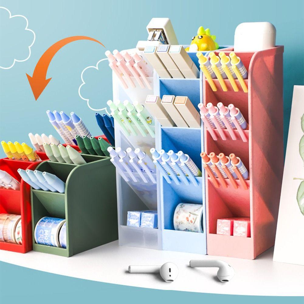 Schräg einsetzbarer Stiftehalter Großer Stiftebecher Stifthalter in mehreren Größen Zuhause Büro