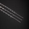 Stainless Steel Multi-specification Mixed Bracelet Hip-hop Atmosphere Personality Simple Commuting Versatile Plain Chain