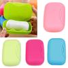 Portable Candy Color Travel Soap Dish Box Portable Case Holder Container Soap Stand Bathroom Tool