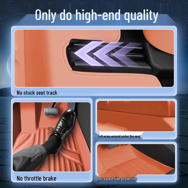 Eco-Friendly Double-Layer Floor Mats for Xingtu ET5: Waterproof & Dustproof Car Interior Accessories