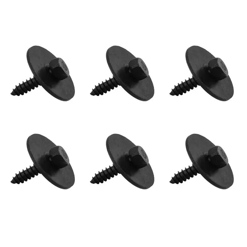 Car Screw 6pcs Set A0019906036 Accessories Black For Benz W203 W204 W207 Kit Under Engine Sheet New High Quality