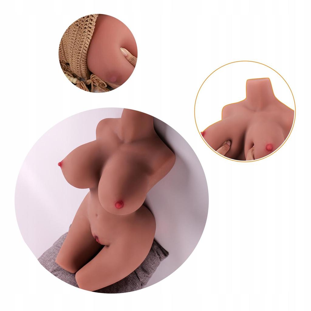 Sexy Women Half Length Sex Doll Big Breast Nipple Soft Butts Vaginal Anal Sex Toy Adult Masturbator Intimate Sex Toys