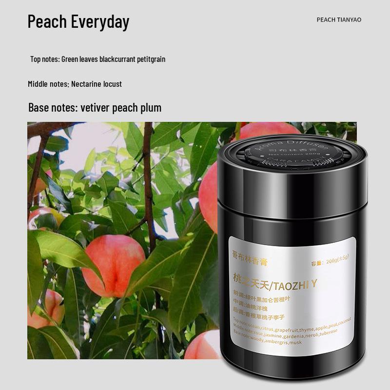 Gardenia Car Air Freshener: 2024 Long-Lasting Solid Perfume Ornament for Car Interiors