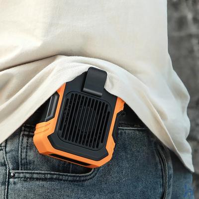 Waist Clip Fan Portable Fan Strong Waist Hanging Fan Smart Cooling Portable Mini Waist Fan for Cycling Hiking Camping Outdoor