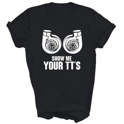 Divertente Mostrami la Tua Tts Twin Turbo Auto da Corsa Maglietta Unisex Regalo