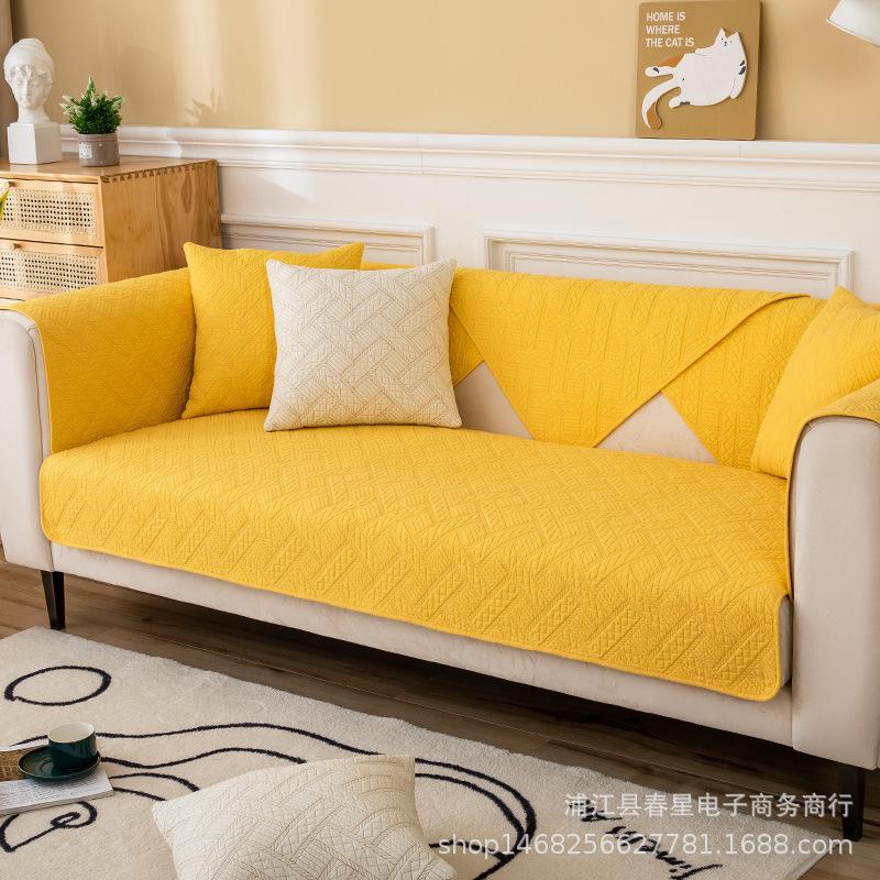 

Скандинавская современная простая диванная подушка из чистого хлопка, универсальный нескользящий серый чехол на четыре сезона, тканевый чехол 70*70