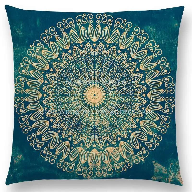 New Dreamy Rainbow Boho Beautiful Flower Gorgeous Floral Mandalas Fantasy Moon Stars Prints Cushion Cover Throw Pillow Case