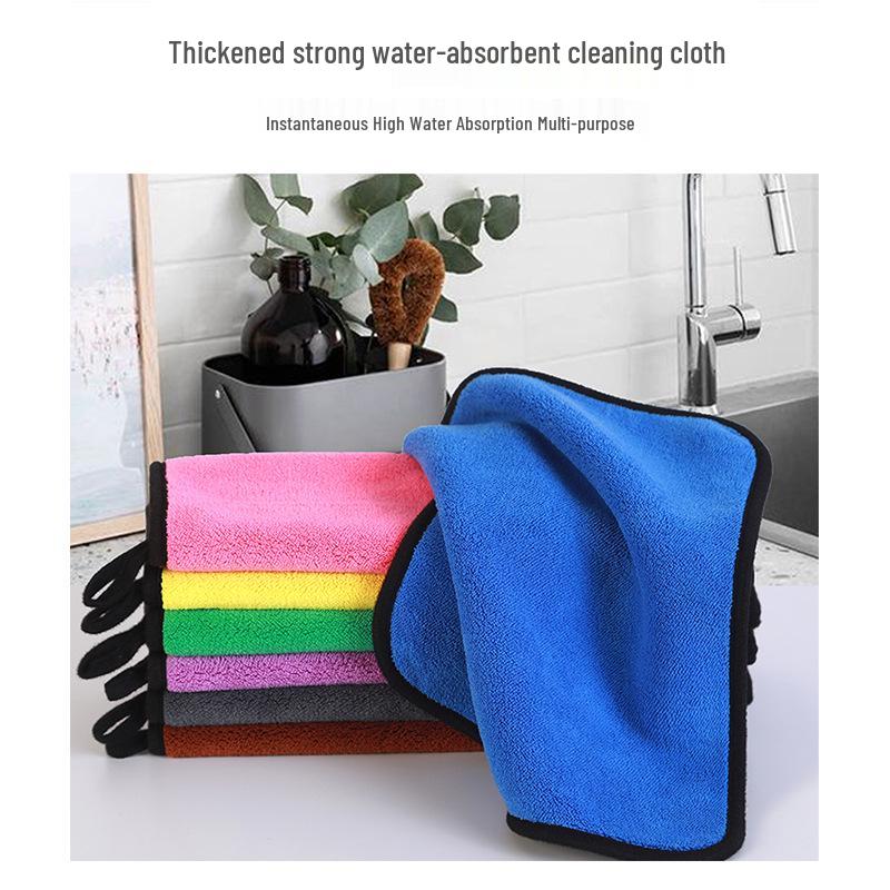 Absorbent Lint-Free Microfiber Cleaning Towel for Car and Home
