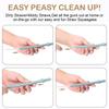 4Pcs Creative Children's Milk Tea Silicone Straws Food Grade Easy-to-Clean Straight Straws Colorful Universal Reusable Straws