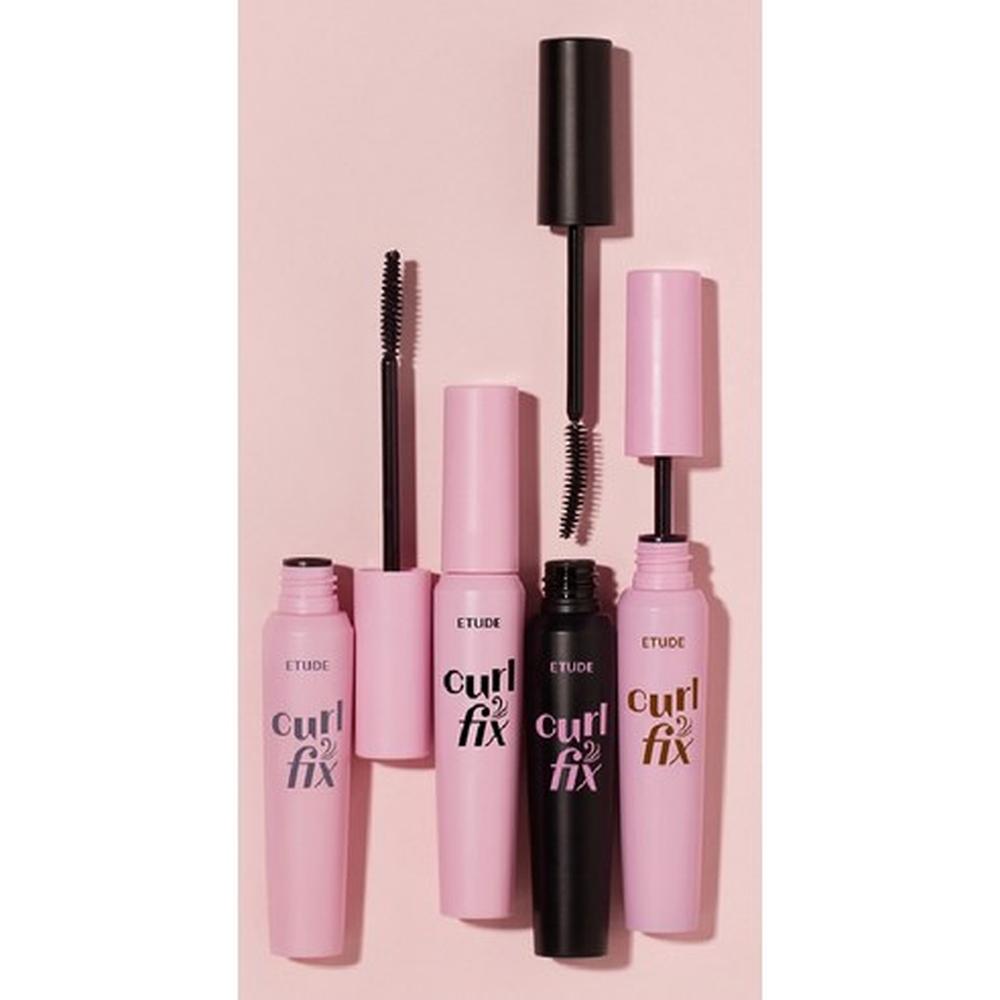 ETUDE Curl Fix Mascara 8g Gray Brown, Korean