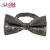 Fashion Blue Paisley Bowtie  Set for Men Wedding Business Party Luxury Pre-tied Men's Bow Tie Gifts