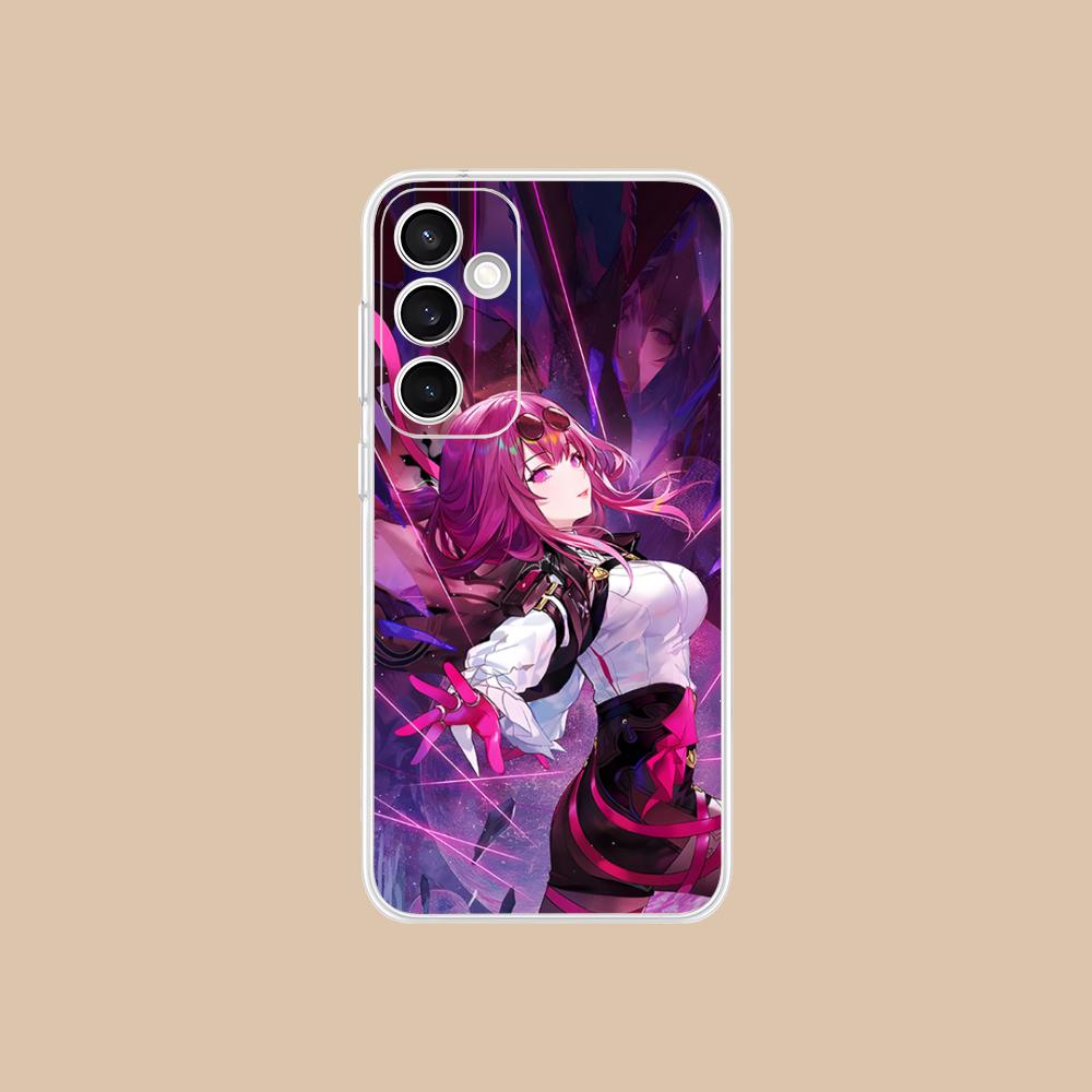 Honkai Star Rail Kafka Phone Case for Samsung Galaxy S25 S24 S23 S22 S21Plus FE Ultra Clear Colorful Cover Luxury Cellphones