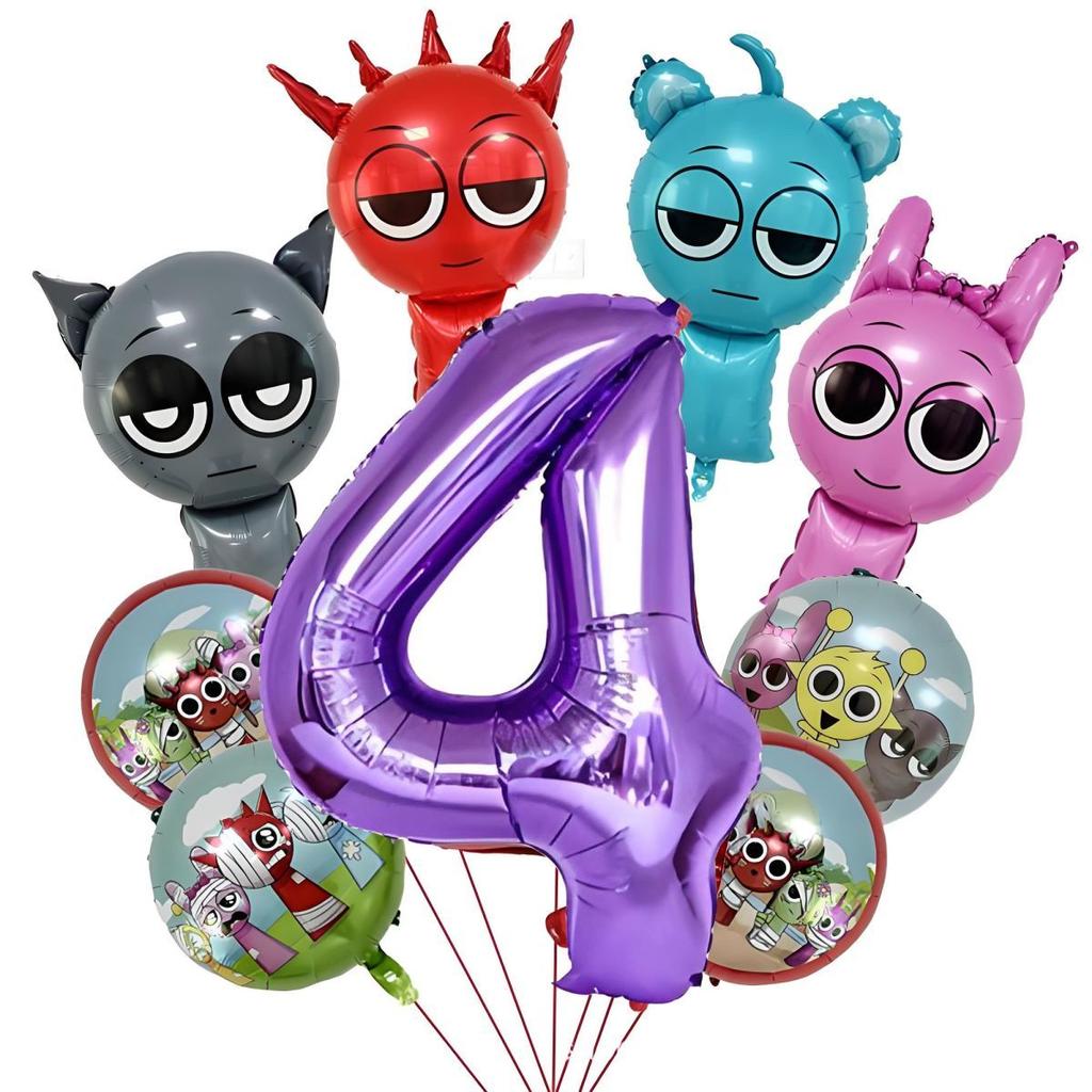 Set Digital Cutie de Ritm Baloane Set Decorare Petrecere de Ziua Copiilor