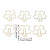 100Pcs Gold Cute Paper Clips Sakura Shape Cool Paper Clips Cute Cute Planner Clips  Office
