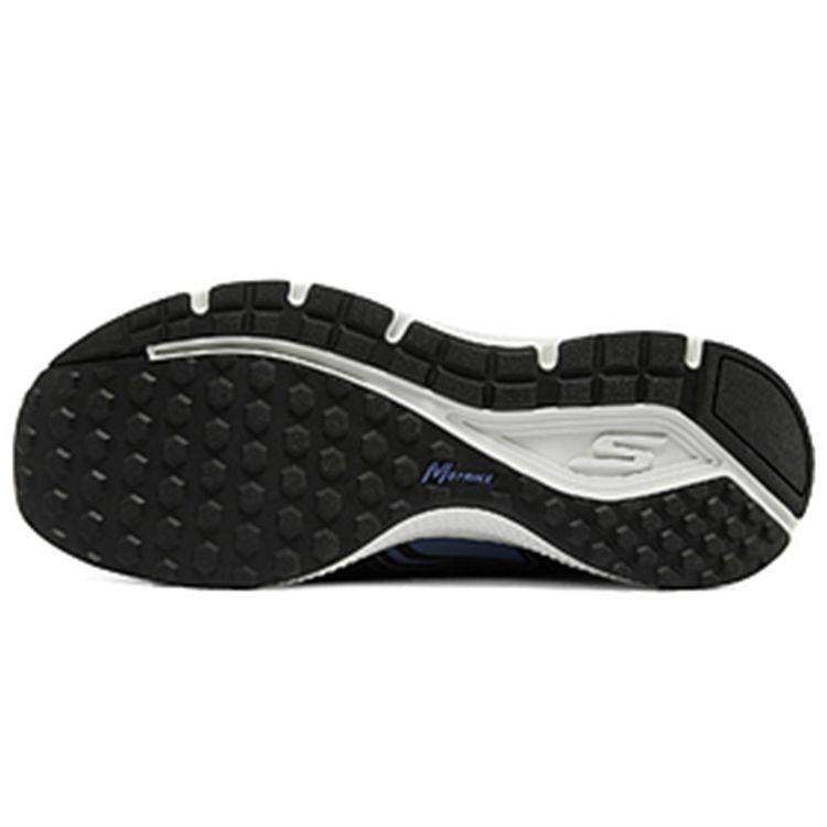 Skechers Go Run Consistent Comfortable Athletic Mesh Synthetic Leather Shock Absorbing Durable Low Top Running Shoes Men sneakers 220036-BKBL