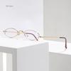 Retro Small Oval Anti-blue Light Computer Reading Glasses Metal Frame Hyperopia Eyeglasses For Women Female Man Male Óculos