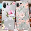 Rosa Rose Blume Floral Clear Case für Xiaomi Poco X3 Nfc X3pro M3 F1 F3 für Mi 11 12 13 11x 12x Pro 11 10 Lite 11t 10t Pro