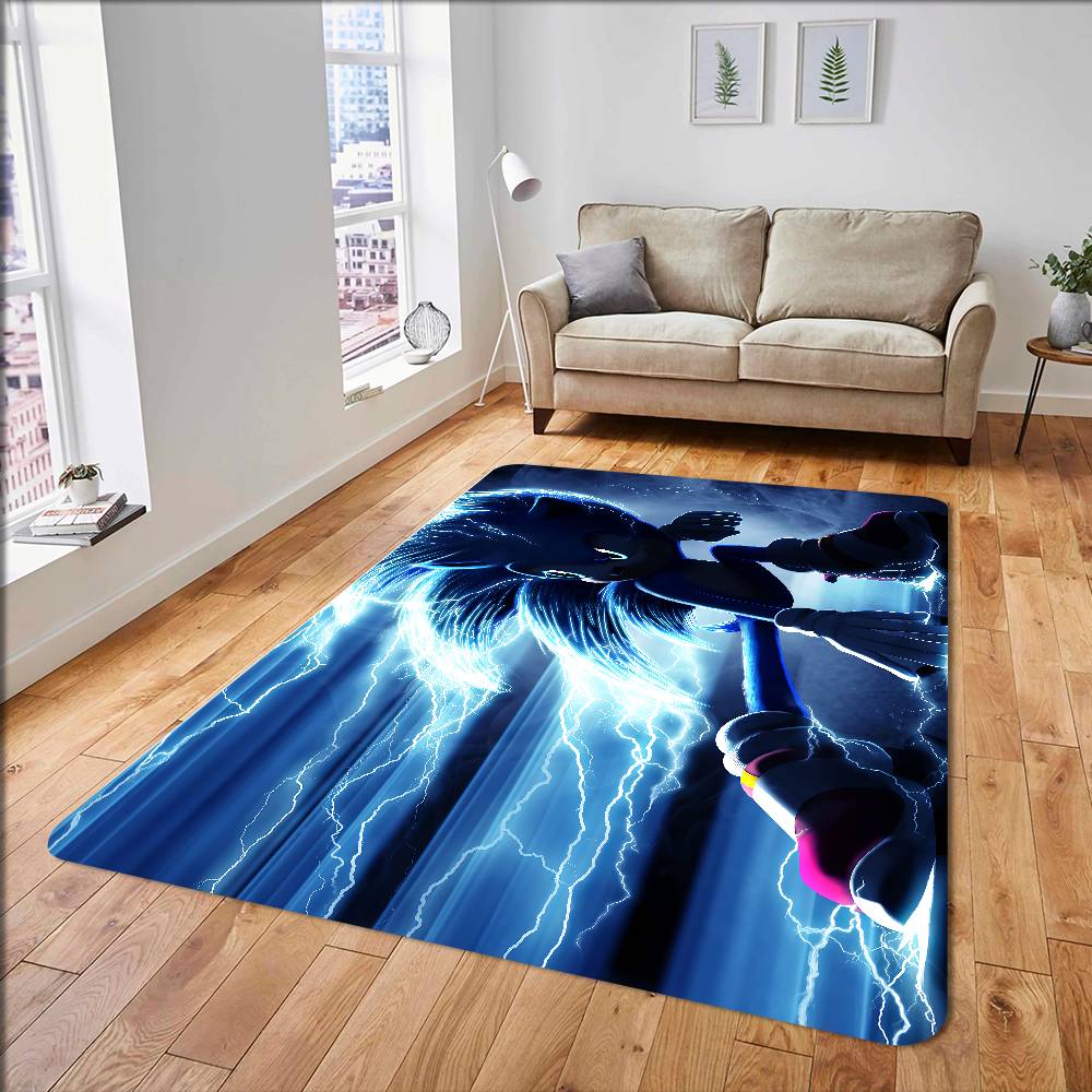 Sonic The-Hedgehog Bathroom Mat Anti-slip Absorb Water Long Strip Cushion Bedroon Mat Hotel Decor Mat