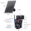 10x/20x Zoom 4G/WIFI Solar Powered Camera, HD Night Vision Security Camera, Solar Panel, PIR Human Motion Detection Monitor