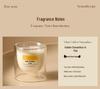 Luxury Soy Wax Aroma Candle In Glass Cup - Long-Lasting Fragrance for Bedroom, Wedding, or Birthday Gift