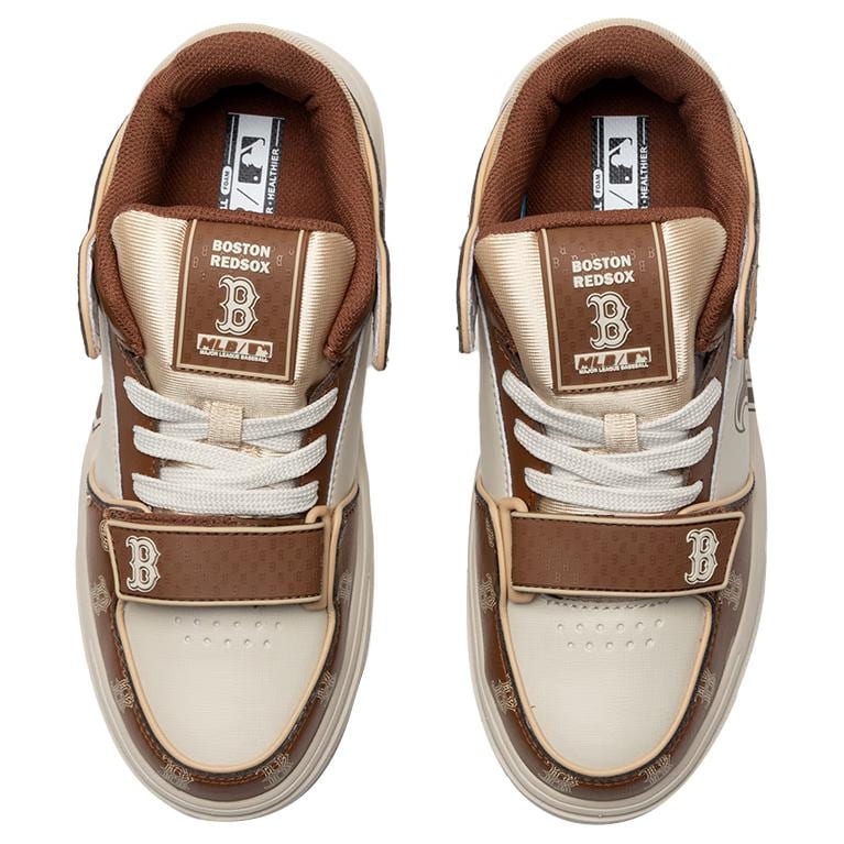 MLB Chunky Liner Slip Resistant Cushioning Low top Skateboard Shoes Unisex Dark Brown 3ASXCLP3N-43BRD