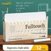 Feather Robe Dustless Chalk Set: White & Red Chalk with Anti-Stain Holder for Teacher and Children Use