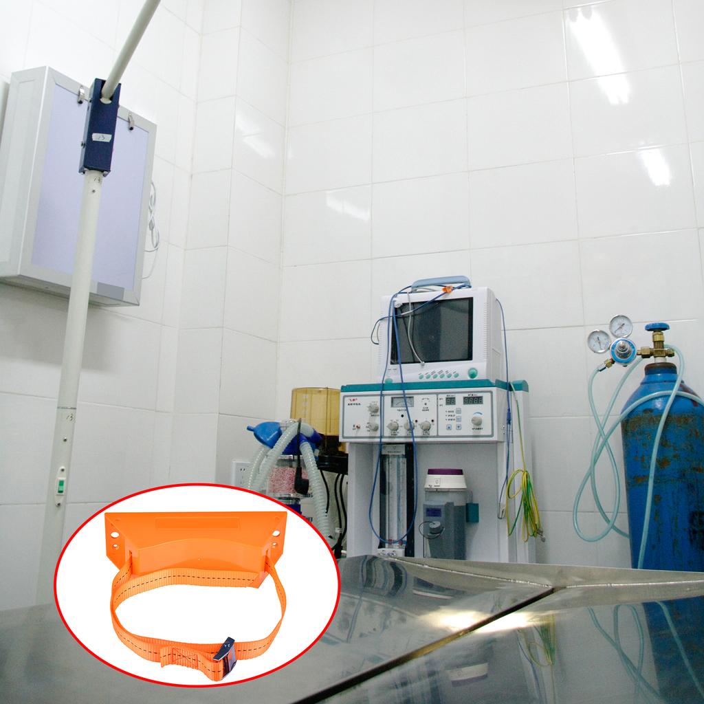 Cylinder Wall Mounted Bracket Durable ABS Plastic Gas Cylinder Holder Gas Cylinder Bracket with Screws and Nylon Strap