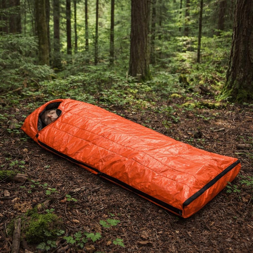 Lightweight Survival Shelter Bag Portable Thermal Sleeping Bag  Camping Equipment