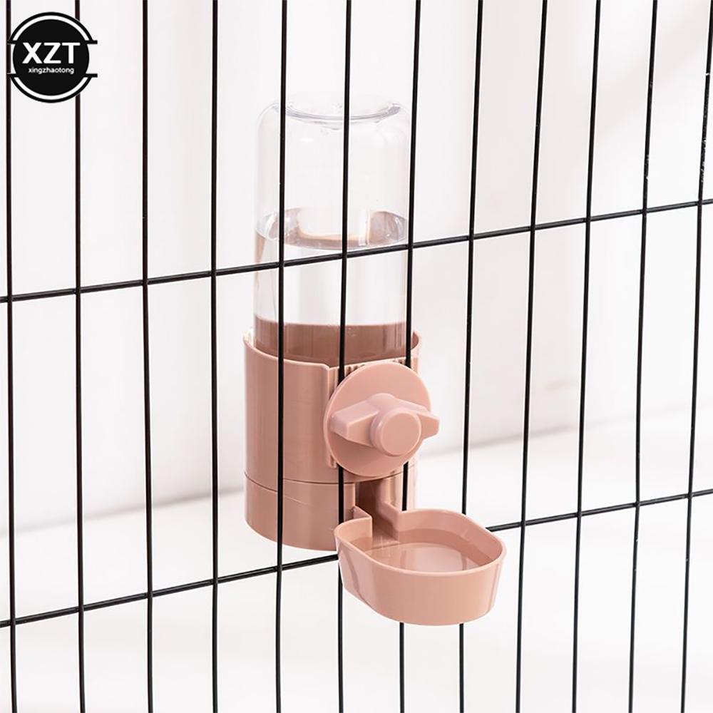 Pet Cats Dogs Drinking Fountain Feeder Pet Cage Hanging Bowl Food Container Water Feeder Dispenser For Puppy Cats Dogs Rabbit
