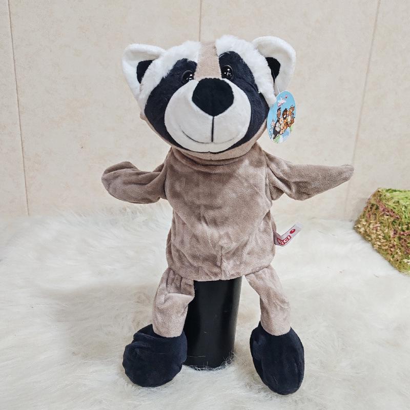 Animal Hand Puppet Plush Toy for Parent-Child Interaction - Storytelling Glove Doll with Movable Mouth
