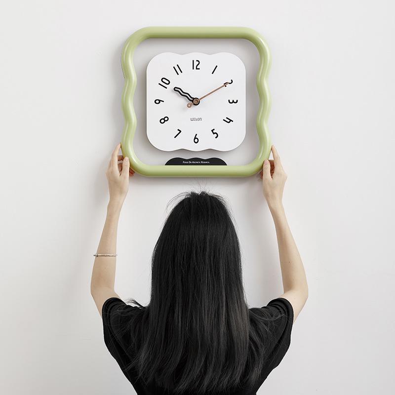 Wozoom 2025 Modern Minimalist Wall-Mounted Clock for Living Room